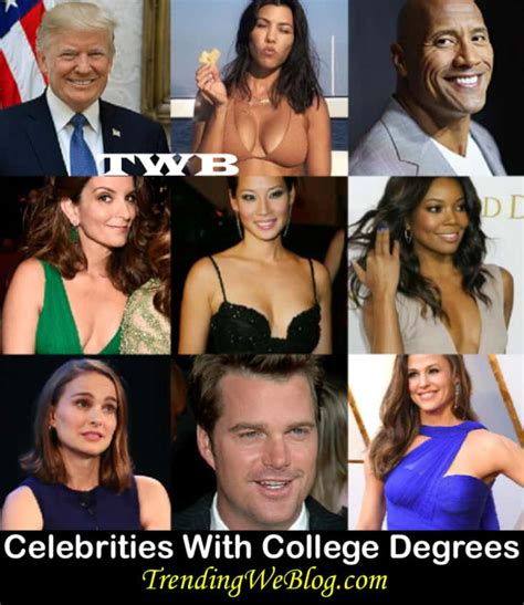 Celebrities With College Degrees And Actors Who Went To College