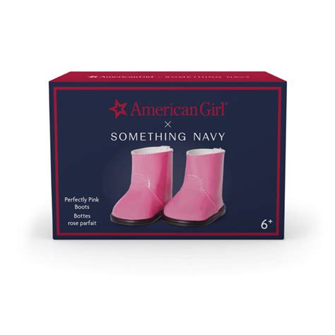 American Girl® X Something Navy Perfectly Pink Boots For 18 Inch Dolls