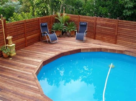 Beautiful Above Ground Pool Wooden Decks With Images Above Ground