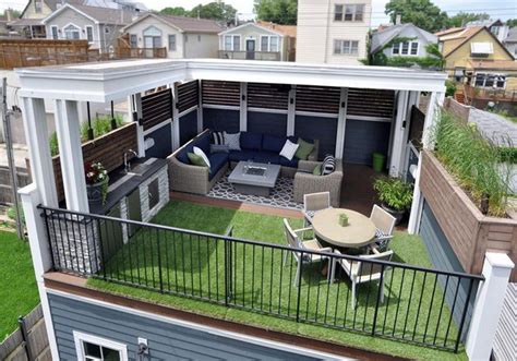 35 Incredible Rooftop Patio Designs With Fire Pit Ideas - DEXORATE