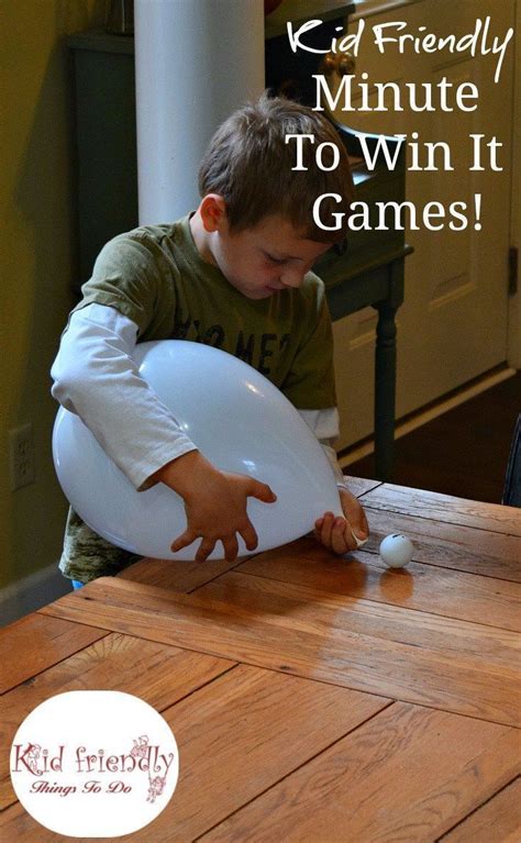 Kid Friendly Easy Minute To Win It Games For Your Party The Best