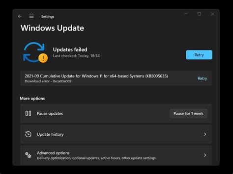 Windows 11 Updates Failed Download Error 0xca00a009 Solved