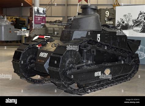 The Exhibits At The Tank Museum Bovington Dorset England Uk Ww 1 French