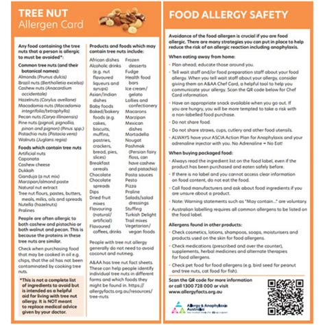 Tree Nut Allergy And Anaphylaxis Australia