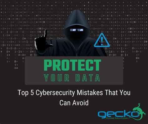 Top 5 Cybersecurity Mistakes To Avoid