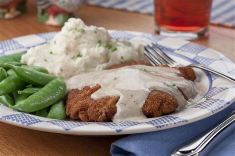 To make this classic chicken fried steak recipe, pound steak cutlets thin, then bread and fry. Southern Chicken-Fried Steak | MrFood.com