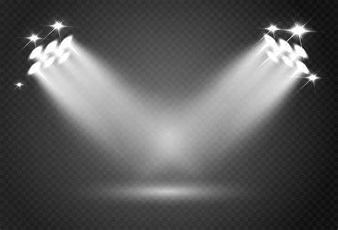 Spotlight effect for theater concert stage Abstract glowing light of spotlight illuminated on ...