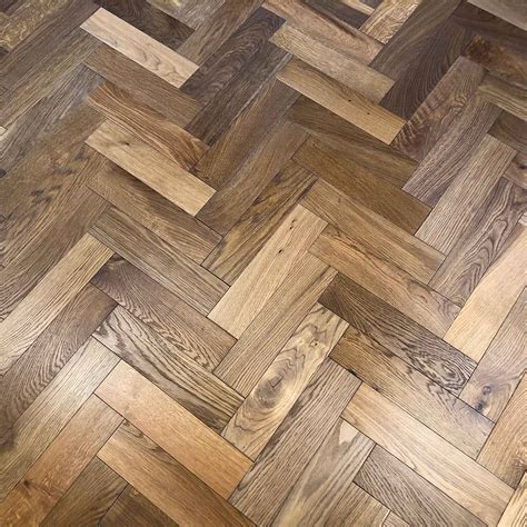 V4 Wood Flooring Zigzag Herringbone Smoked Oak Zb201 Floorstore
