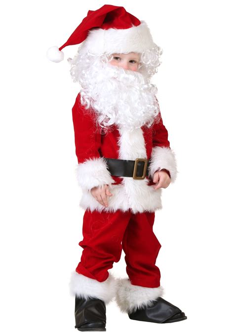 Deluxe Santa Costume For Toddlers