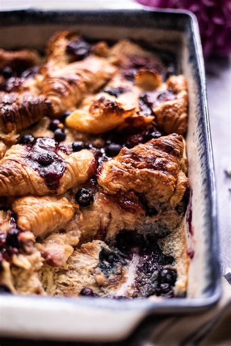 Blueberry Croissant French Toast Bake Food Finessa
