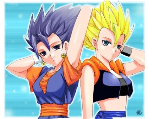 Female Gogeta And Vegito Dbz Characters Female Goku Dragon Ball