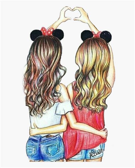 Bff Best Friends Drawing Easy Step By Step Dessin Très Facile Bodhiwasuen