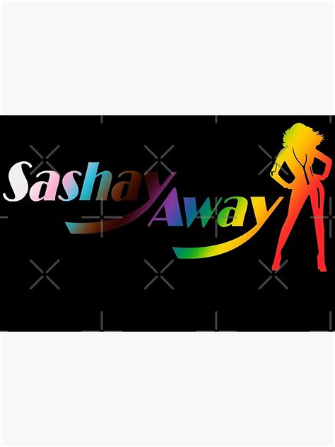 Sashay Away Drag Race Lgbtq Rainbow Rupauls Silhouette Poster By Westendwilly Redbubble