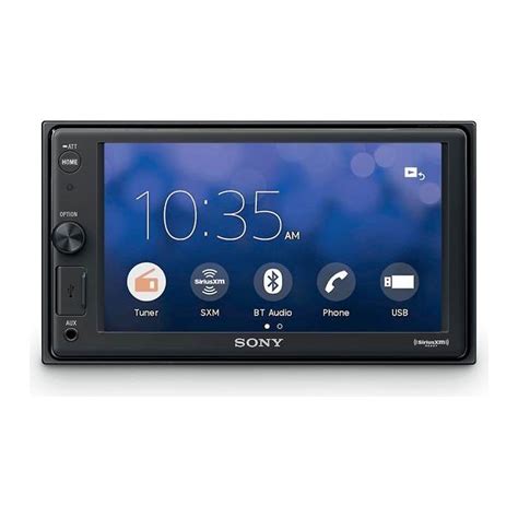 Sony Xav Ax1000 Double Din Digital Receiver With 62 Display Apple