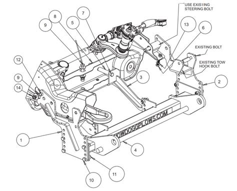 Snowdogg Plow Mount 16062170 Service Manual Library