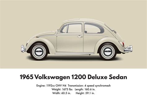 Vw Beetle 1965 Deluxe Sedan 1200 Vw Beetles Volkswagen Vw Beetle