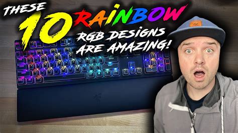 10 Of The Best Rainbow Colored Rgb Keyboard Designs Youtube