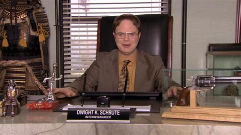 Dwight K Schrute Manager The Office Season 7 Episode 25 Apple Tv