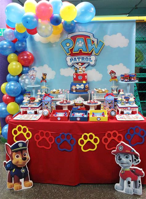 Paw Patrol Birthday Party Ideas Photo 11 Of 15 Catch My Party