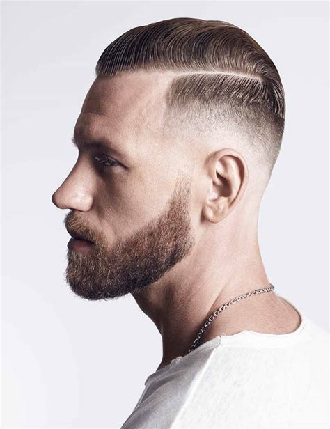 Find the most popular men's haircuts and the best men's hairstyles to try. Hard Part Men's Hairstyle & Comb Over Fade Haircut | Redken