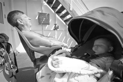 Day 1 Sleeping Grand Papa And Baby Markam Flickr