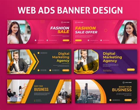 Web Banner Design Facebook Social Media Cover Design On Behance
