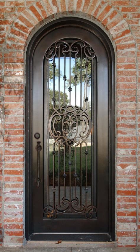 Classic Wrought Iron Front Door Iron Doors Monarch Custom Doors