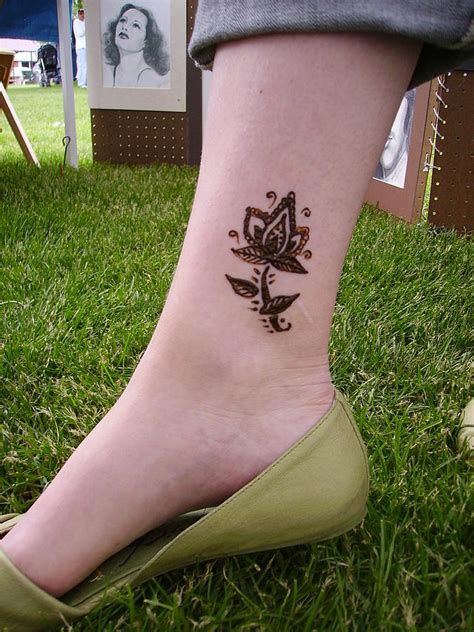 Henna Flower Drawing By Henna Tattoos Ogden Utah
