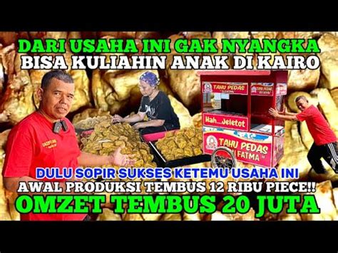 DULU SOPIR KINI SUKSES JADI BOS TEMBUS 12 RIBU ORDERAN HASIL USAHA INI