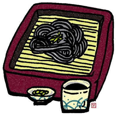 Today, i want to share with you, japanese new years eve soba noodles, in japanese, toshi koshi soba. POP屋「 」の素材帳〔仮〕