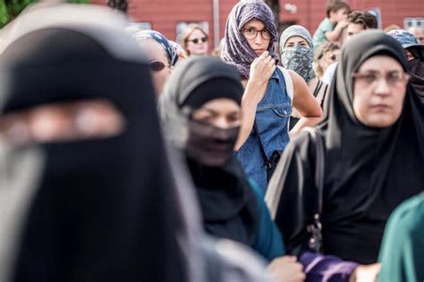 Denmarks Ban On Muslim Face Veil Is Met With Protest The New York Times