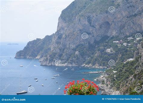 Beautiful Capri Island Italy Amalfi Coast Europe Stock Image Image Of