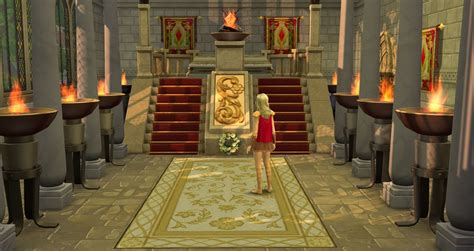 ♥ Fab Flubs ♥ Throne Room Sims Sims 4 Build