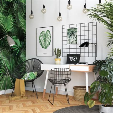 23 Bright Tropical Home Office Decor Ideas Digsdigs