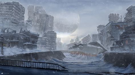 Artstation Frozen City