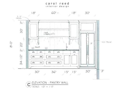 The ideal upper cabinet height is 54 inches above the floor. Standard Kitchen Cabinet Dimension Kitchen Cabinets ...