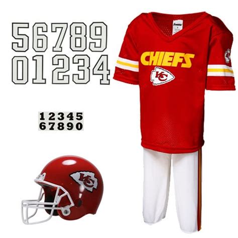 Kansas City Chiefs Youth Red Deluxe Team Uniform Set