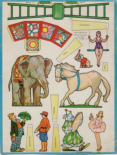 Circus Cut Out Vintage Circus Cut Out Sharon Fraser Flickr