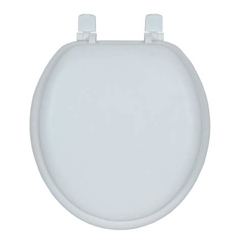 Glacier Bay Soft Round Closed Front Toilet Seat In White Sh05p Hd1