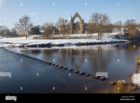Winter At Bolton Abbey Hi Res Stock Photography And Images Alamy