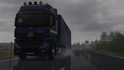 Realistic Rain V351 By Darkcaptain 137x Ets2 Mods Euro Truck