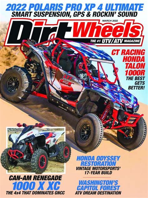 Dirt Wheels Table Of Contents March 2022 Dirt Wheels Magazine
