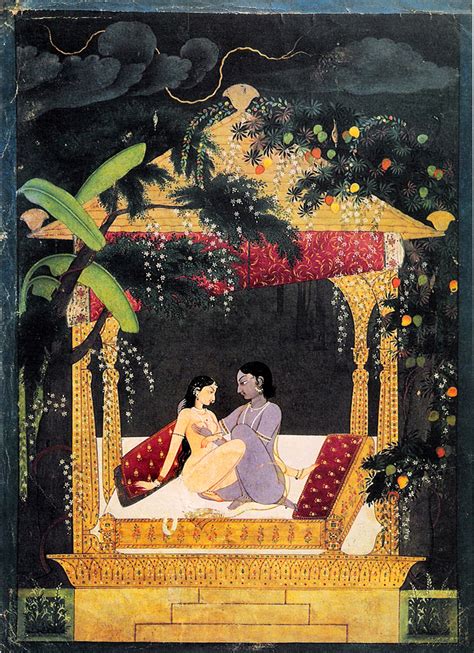 Krishna And Radha In A Pavilion Hot Sex Picture