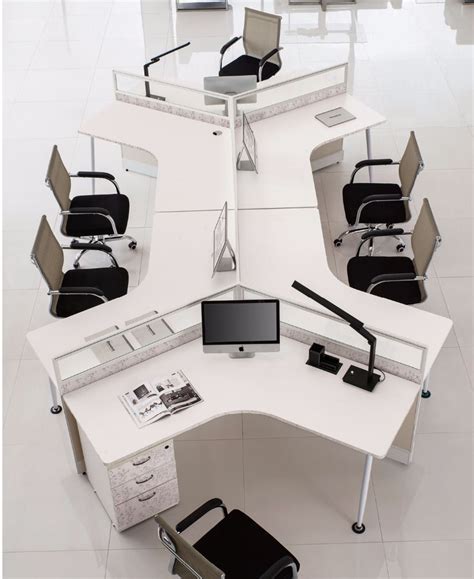 19 Beautiful Office Workstation 3d Model Emgold Mockup