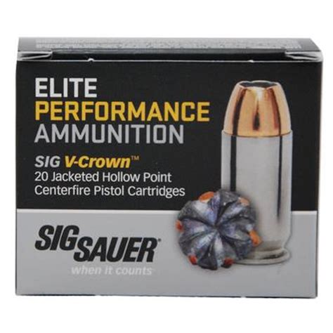 Sig Sauer Elite Performance V Crown 9mm 115 Gr Jhp Gamemasters Outdoors