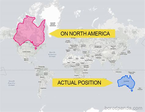 True Size Countries Mercator Learning Languages Education TEENS