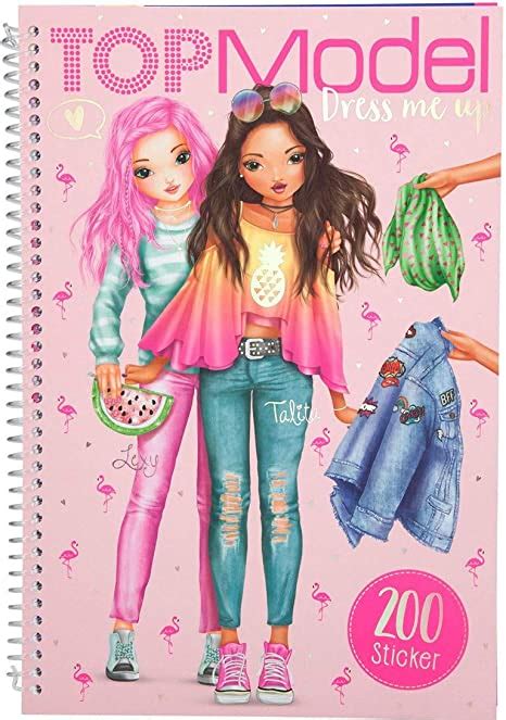 Top Model Colouring Book Uk Home And Kitchen