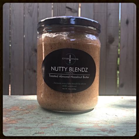 Lb Toasted Almond Hazelnut Butter Divine Crumb