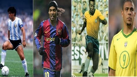 Top 10 Skilled Unforgettable Football Legends In History Soccer Youtube
