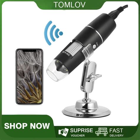 Tomlov W05 1000x Wifi Digital Microscope Magnifier Usb Inspection